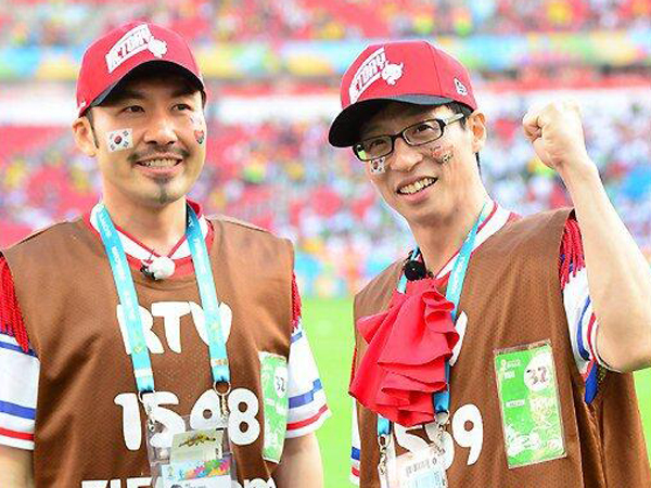 Yoo Jae Suk dan Noh Hong Chul Jadi Reporter Khusus di Piala Dunia 2014 Brasil!